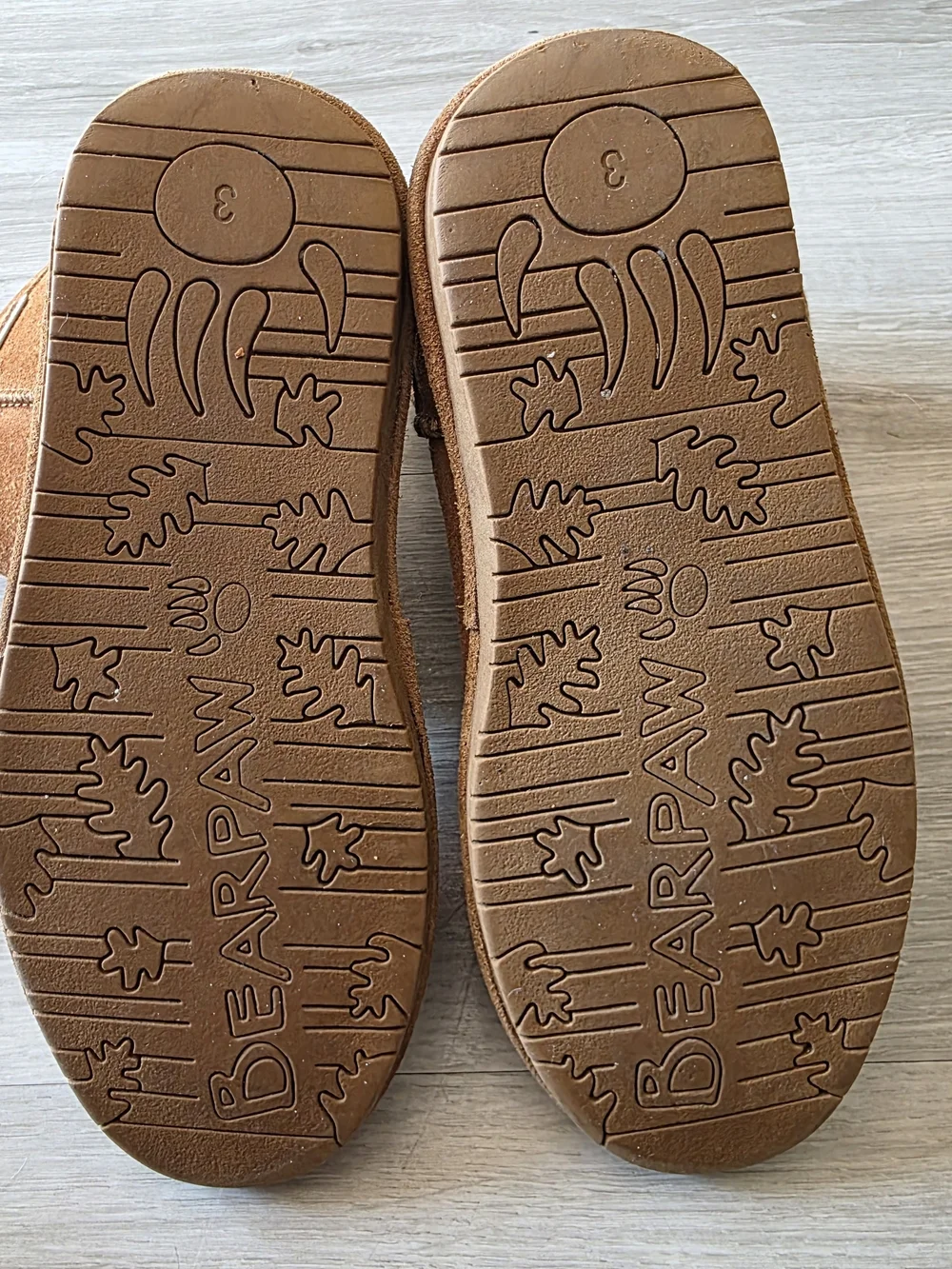 Bearpaw Kids Brown Suede Shearling Boots